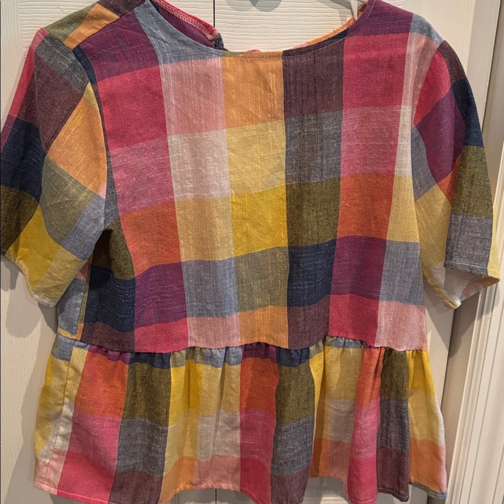 Colorful Plaid Dress